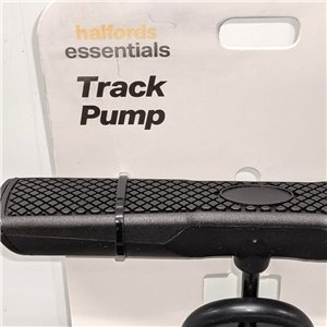 Halfords Essentials Track Pump Black 120psi