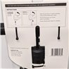 Halfords Essentials Track Pump Black 120psi