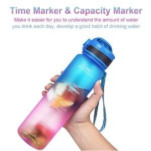 Devico Pro Cycler Sports 32oz Water Bottle BPA Free Flip Lid Frosted Tritan Plastic