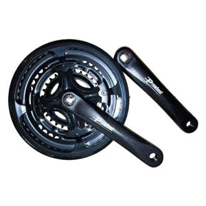 Prowheel Alloy 7/8 Spd Chainset 28/38/48 170mm Black with Chainguard