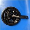 Prowheel Alloy 7/8 Spd Chainset 28/38/48 170mm Black with Chainguard